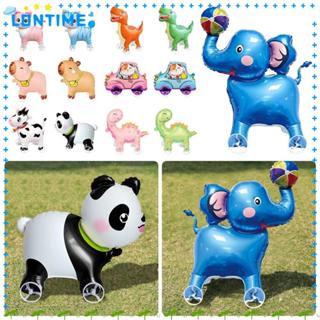LONTIME 4D ไดโนเสาร์บอลลูน,ล้อสัตว์บอลลูนยืนฟอยล์บอลลูน,ของเ…