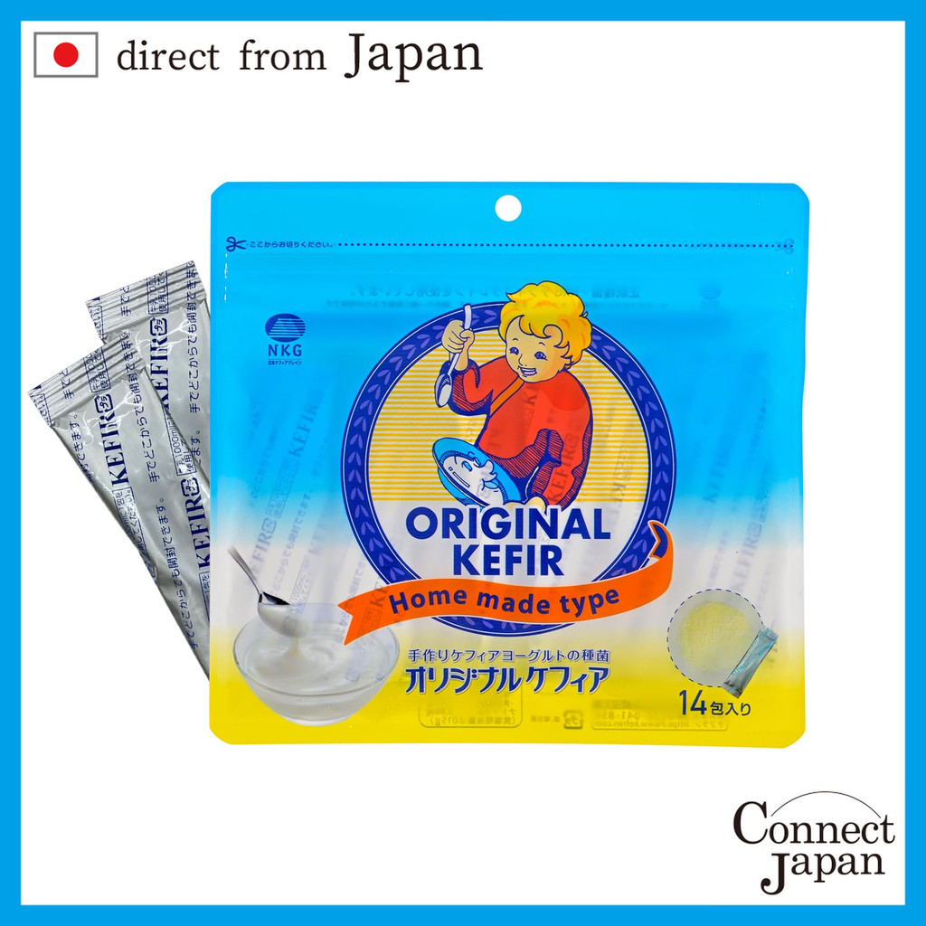 【Direct from Japan】 【จัดส่งจากญี่ปุ่น】 ง่ายแสนง่าย ทำเคเฟียร์ โยเกิร์ตด้วยตนเอง Orixinal Kefir 14ซอง (14ลิตร) ใส่เปิดในนมวัวหรือถั่วเหลือง