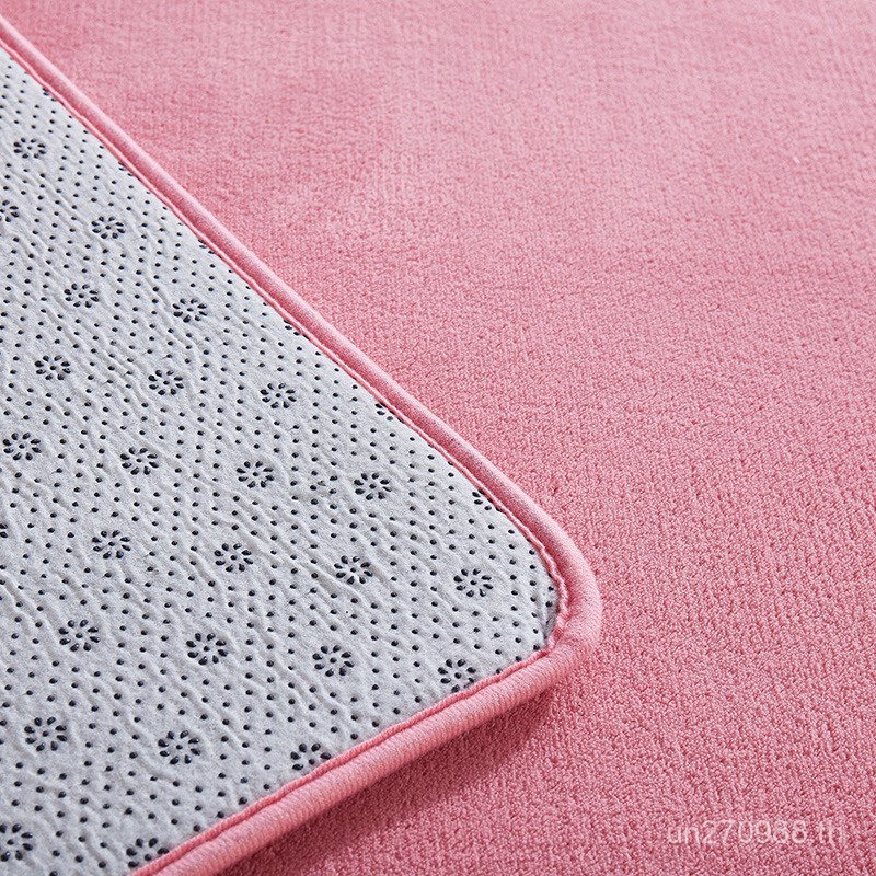 ห้องนั่งเล่น I9EK ขนแกะปะการังพรมปูพื้นพรมโต๊ะกาแฟผ้าห่มข้างเตียงห้องนอนเด็กคลานสีฟ้าทิ้ง Early Educ