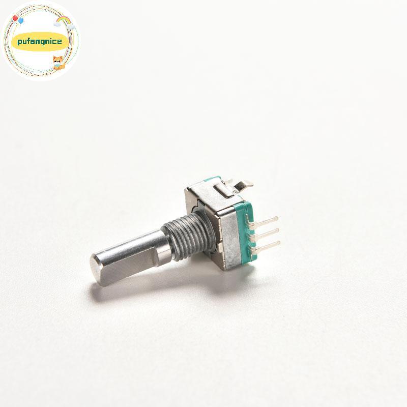 Pufangnice 1PCS Rotary encoder พร้อมสวิตช์ EC11 เสียงดิจิตอล potentiometer handle 20 มม.VN