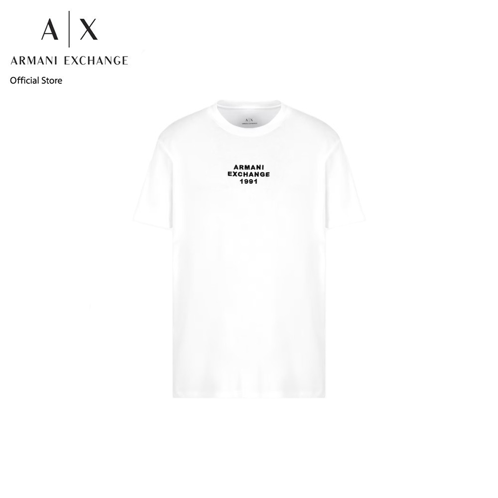 Armani Exchange เสื้อยืดผู้ชาย รุ่น XM000540-AF10362-U0009 - สีออฟไวท์