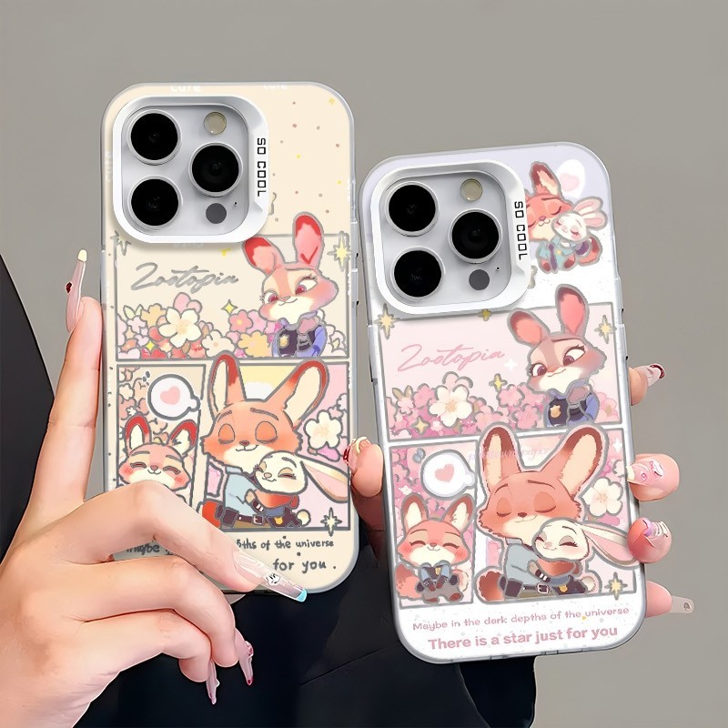 เคส Iphone Q duo รุ่นป้องกันการตก Nick และ Judy สําหรับ Iphone 17 11 12 13 14 15 16 Iphone 7 xs xr P