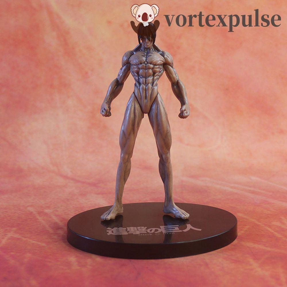 VORTEXPULSE ตุ๊กตาอะนิเมะ PVC ตุ๊กตาของเล่น Miniatures Attack on Titan ของเล่นสะสมตัวเลข