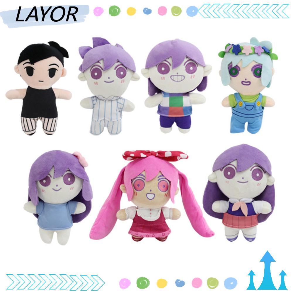 LAYOR OMORI ตุ๊กตาตุ๊กตา, Merch Omori Plush คอสเพลย์ Props, Sunny 20 ซม.เกม Related Omori Plushie ขอ