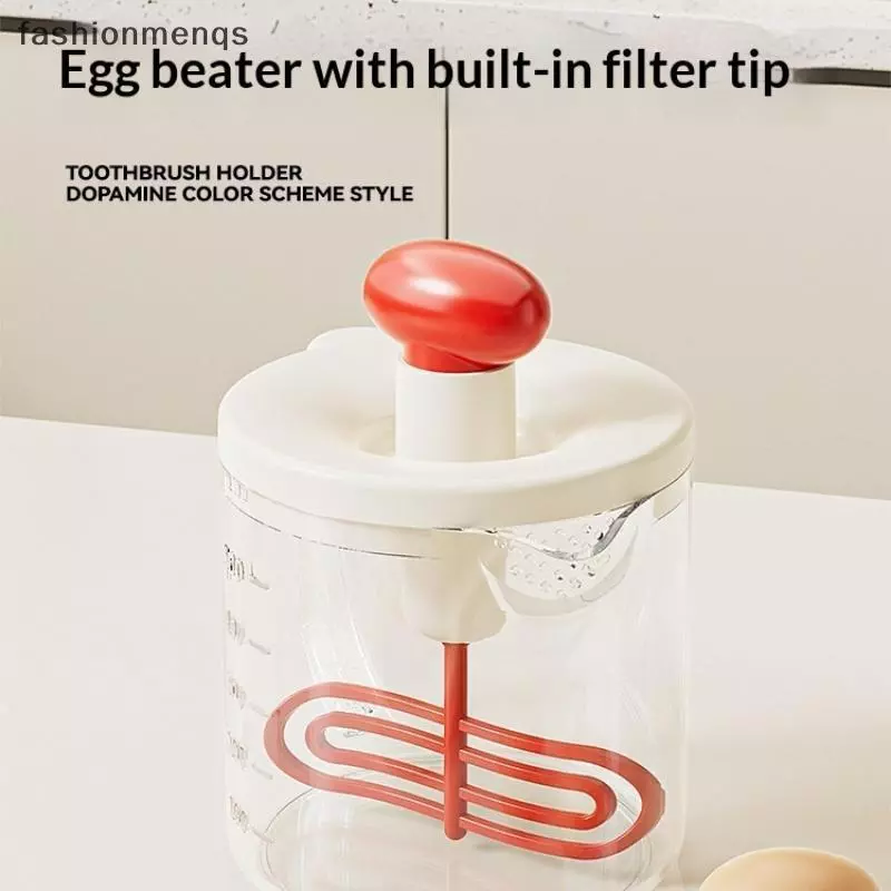 GOOD Home Egg Cup Manual Press Egg Churn Cream Whipper thumbnail 5