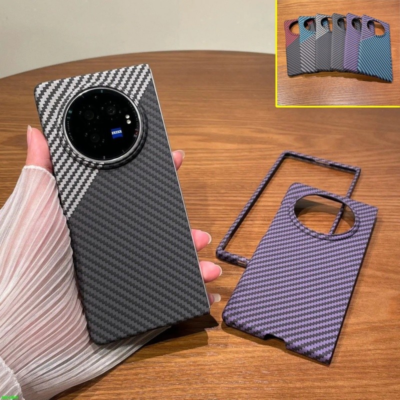 คาร์บอนไฟเบอร์ Hard สําหรับ Honor Magic V6 V5 V3 V2 V HUAWEI Mate X7 X6 X5 X3 X2 กันกระแทกป้องกัน