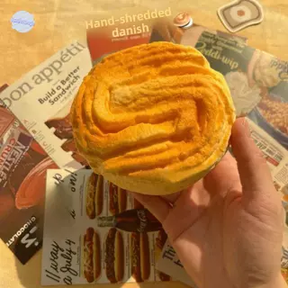 LUXELUNGE สกุชชี่เนย butter squishy Sensory Fidget ของเล่นหยิกเด็กนักเรียนผู้ใหญ่ สกุชชี่สโลว์