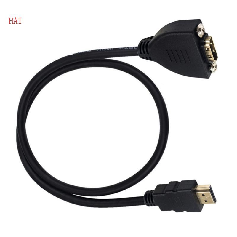 HAI Short HDTV Port Male Female Cable 0 5M For TV Monitor Gaming Setups