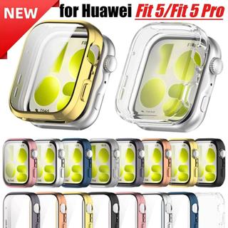 TPU คลุมทั้งหมดปกป้องหน้าจอสําหรับ Huawei Fit 5 นาฬิกา Fit 5 Pro TPU กรณีเกราะป้องกันสําหรับ Huawei Fit5 Fit5 Pro