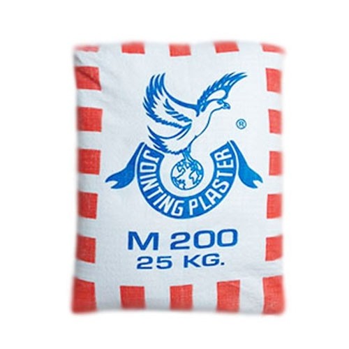 **ยกกระสอบ** ปูนฉาบยิปซั่ม ตรานก ยิปซั่ม ฉาบฝ้า M200 สีขาว ขนาด 25 กิโลกรัม สำหรับ ฉาบรอยต่อแผ่นยิบซัม bonus