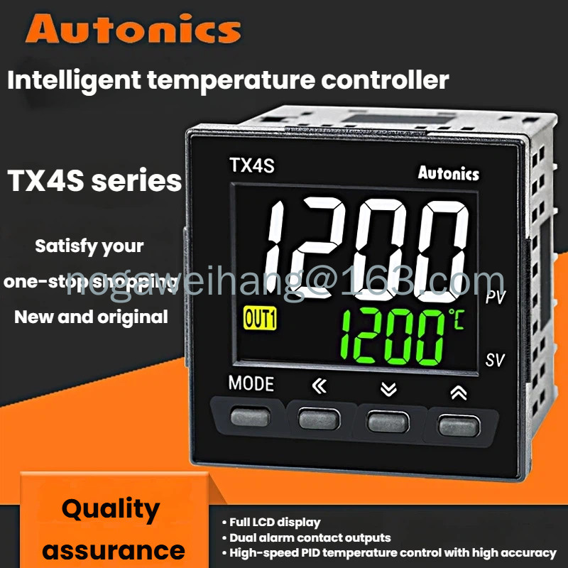 Autonics TX4S-24R/24S/14R/14S/B4R คริสตัลเหลว PID ควบคุมอุณหภูมิอัจฉริยะ