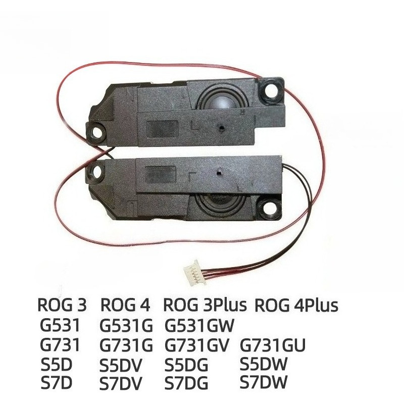 ใหม่ 1 คู่แล็ปท็อปลําโพงซ้าย + ขวาสําหรับ ASUS ROG 3 3Plus 4 4Plus G531G/W/T G531 S5D S5DV/G/W S7D S