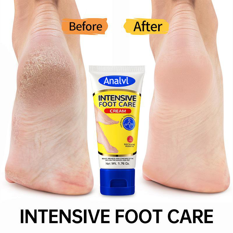 พร้อมสต็อก TK ขายร้อน Aavlni Foot Care Cream Repair Cracks Soften Calluses Moisturizing Foot Lotion 