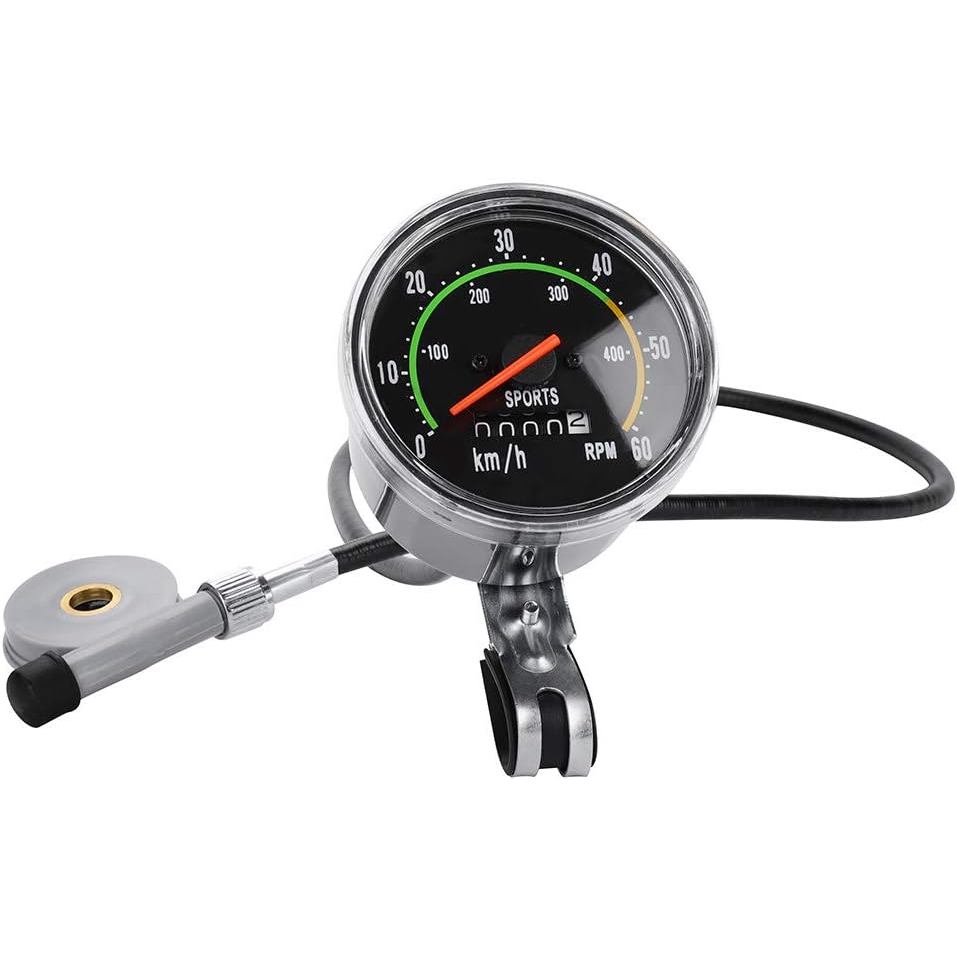 GOTOP Speedometer, Speedometer Mph, Speedometer สําหรับจักรยาน, Mechanical Speedometer Universal Cla