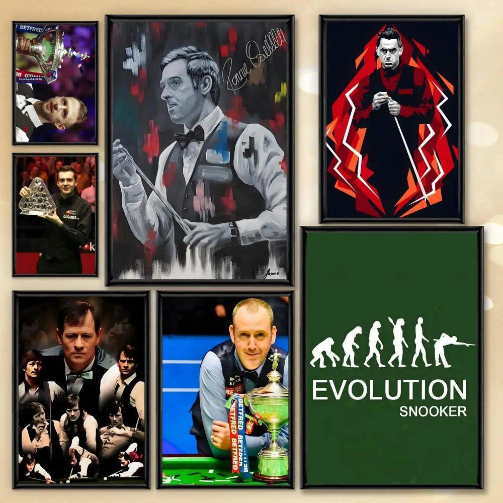 HD อะนิเมะโปสเตอร์นักร้อง OST ภาพยนตร์กันน้ํา SelfAdhesive Wall Art Decor สําหรับ Home Room Snooker Legend Theme