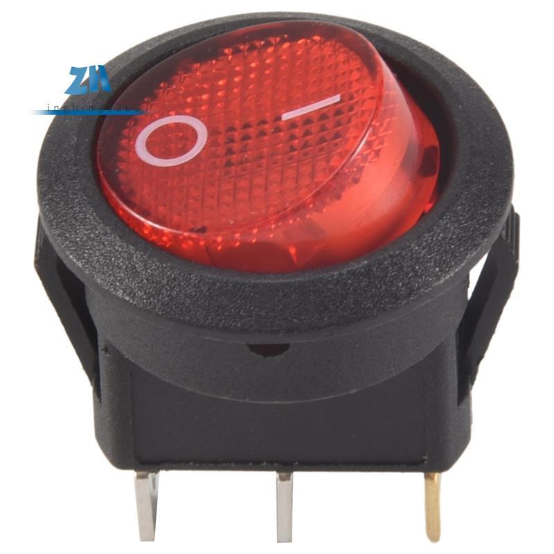 Toggle Switch Bipolar ON OFF Red 3 Pin 20mm