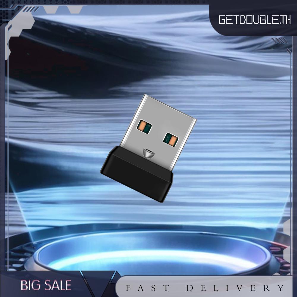 [Getdouble.th] ตัวรับสัญญาณเมาส์ไร้สายตัวรับสัญญาณคีย์บอร์ดนาโนอเนกประสงค์ 2.4GHz ตัวรับสัญญาณช่องเด