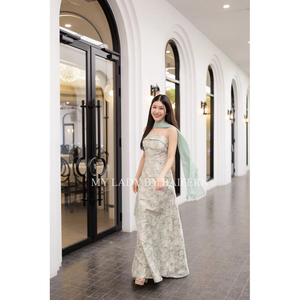 ชุดเดรสไปงานแต่ง ชุดออกงาน MY LADY BY BAIFERN - ML0507