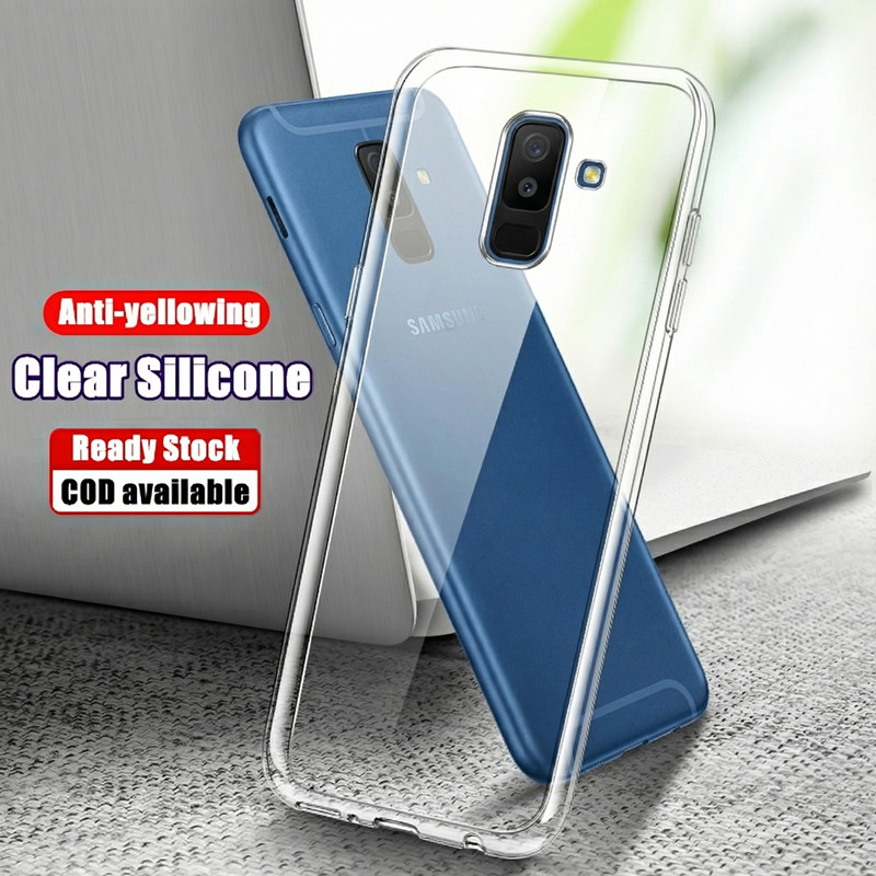 SAMSUNG สําหรับSamsung Galaxy J8 2018 6.0 นิ้วSM-J810F J810G J810Y J810GF J810M Slimนุ่มยางซิลิโคนSc