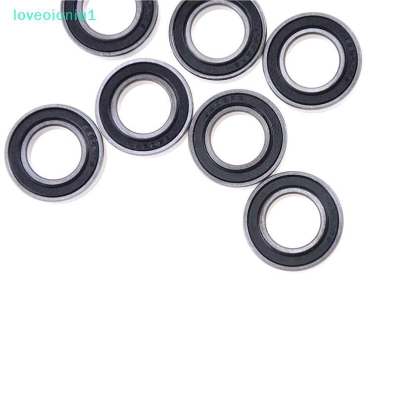 loveoionia1 10pcs 6902-2RS Bearing 15x28x7 mm Metric Thin Section Ball Bearings 6902RS IA