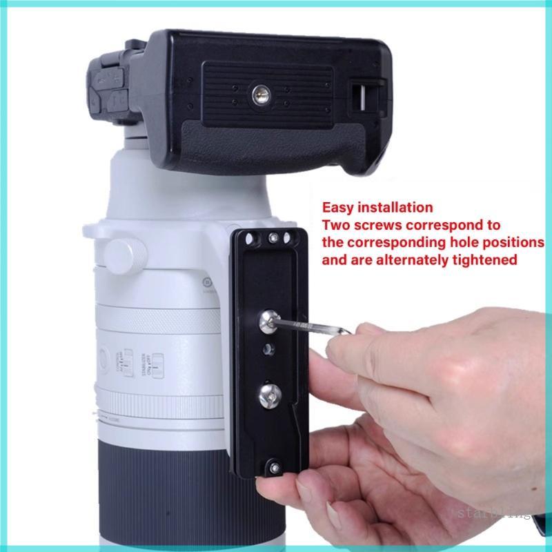 Star แผ่นปลดเร็ว 12 ซม. สําหรับเลนส์ RF 200-800 มม. สําหรับหัวขาตั้งกล้อง Arca