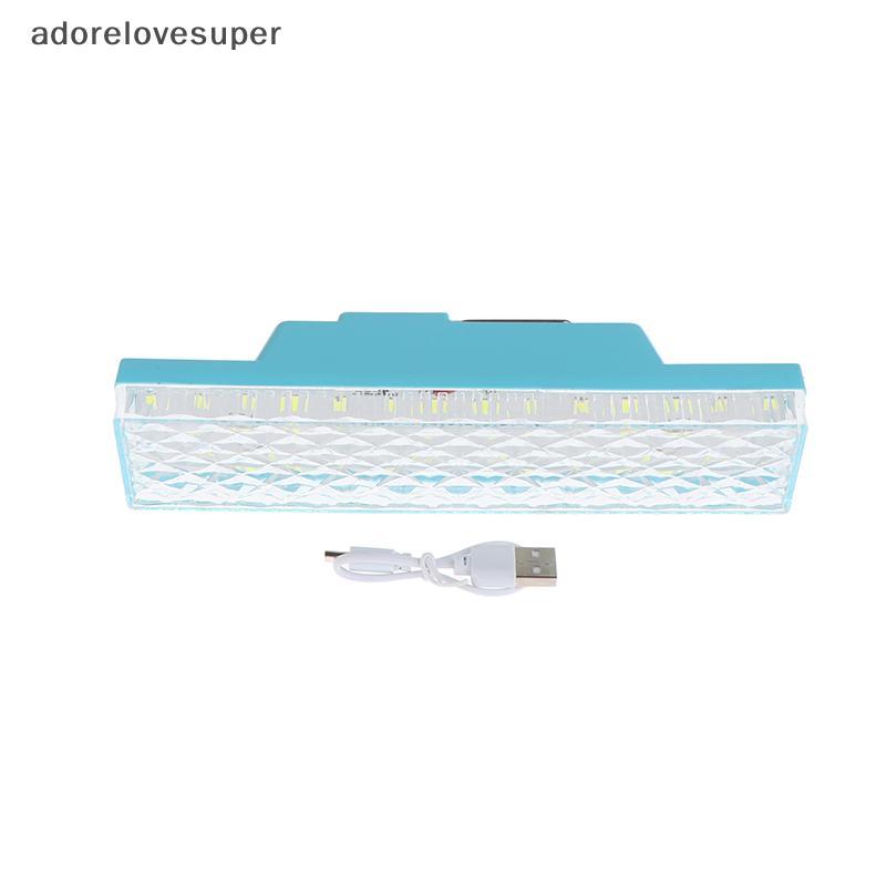 AD1VN 12/20/30/40 ซม.โคมไฟ LED ตู้พร้อมตะขอแบบพกพาโคมไฟแบบชาร์จไฟได้หลอด Camping Light เครื่องมือ Ma