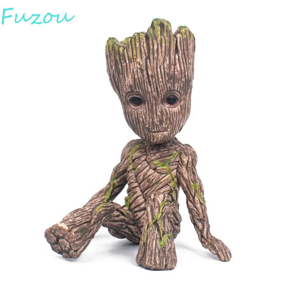 FUZOU Groot รูปของเล่นรูปตุ๊กตา Avengers 6 ซม.Mini Groot