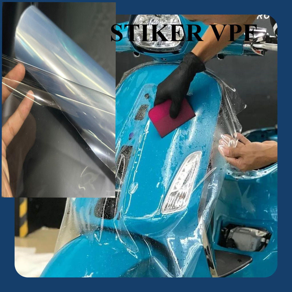 VPF SUPER GLOSSY MOTORCYCLE SCOTLET STICKER, VPF TRANSPARENT MOTORCYCLE BODY PROTECTOR
