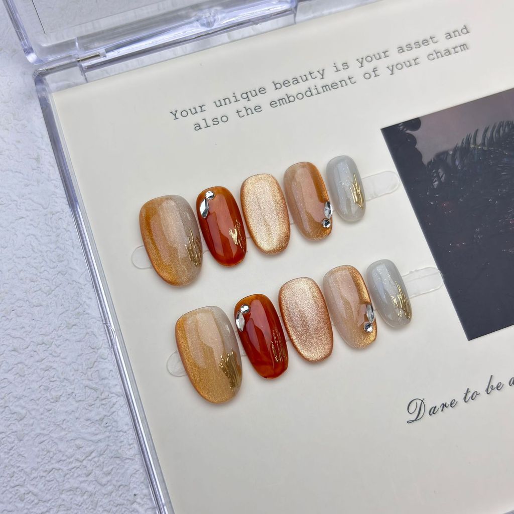 Fake nails, handmade, handmade nail decoration