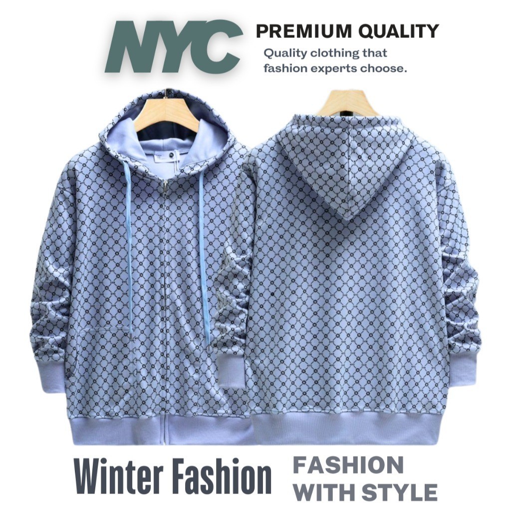 เสื้อแขนยาว ติดเทรนด์ พร้อมส่ง เสื้อแจ็คเก็ตมีฮู้ด เสื้อกันหนาว เนื้อหนานุ่ม สกรีนลายแน่น {คุณภาพสูง} 