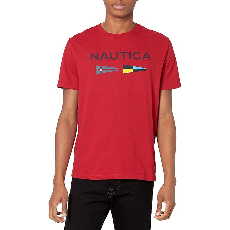 2026เสื้ออเนกประสงค์สําหรับผู้ชายNautica Mens Mens Sustainably Crafted Logo SiCOD OJMM - รูปที่ 5