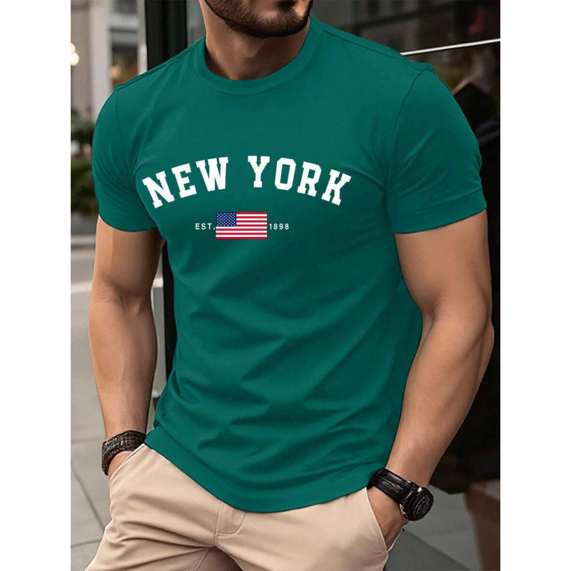 2026日发กีฬา休闲Manfinity Homme Mens Casual American Flag & LetCOD W3VE