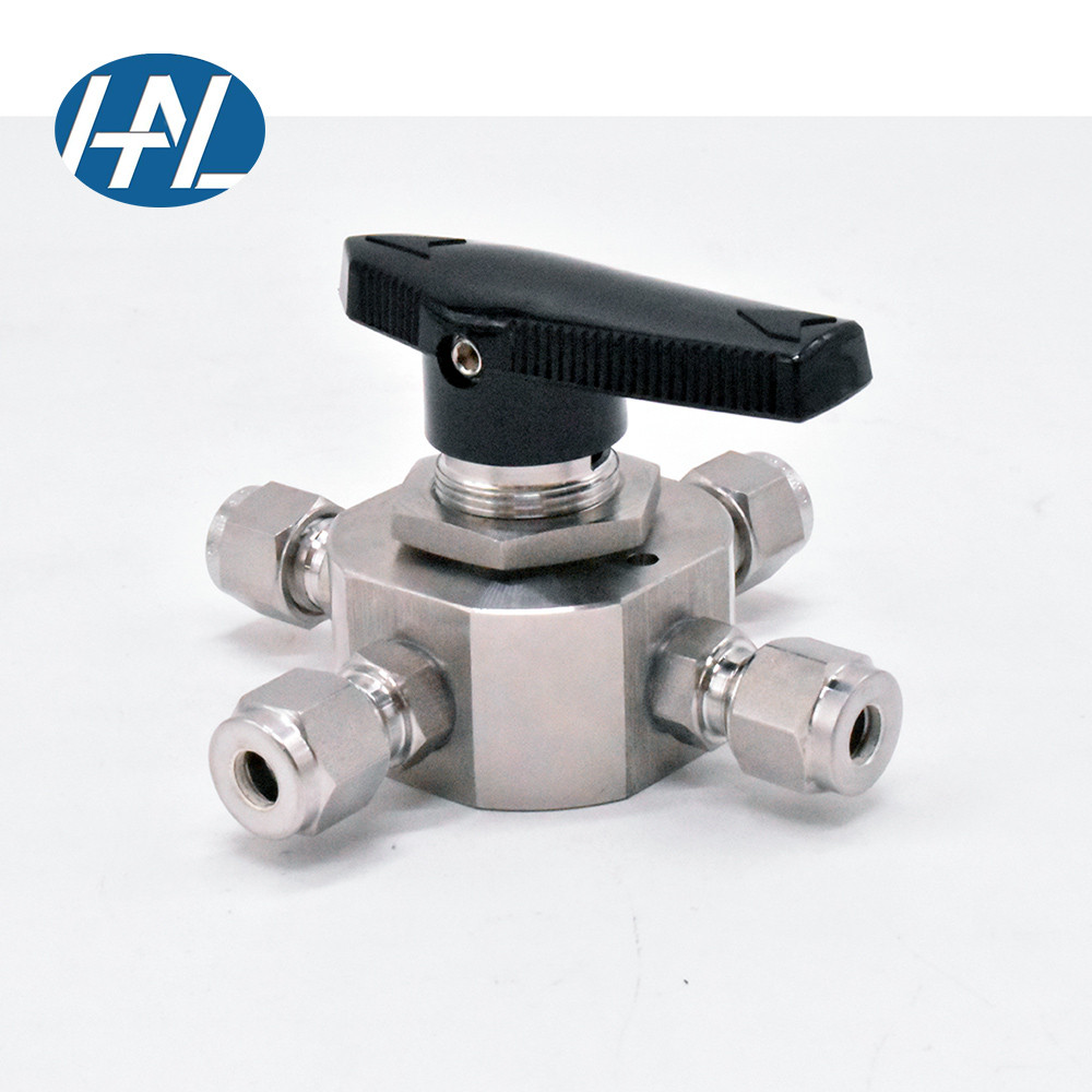 Best 316 Stainless Steel Crossover 4-way Ball Valve Four-Way Switching Ball Valve สําหรับแก๊ส