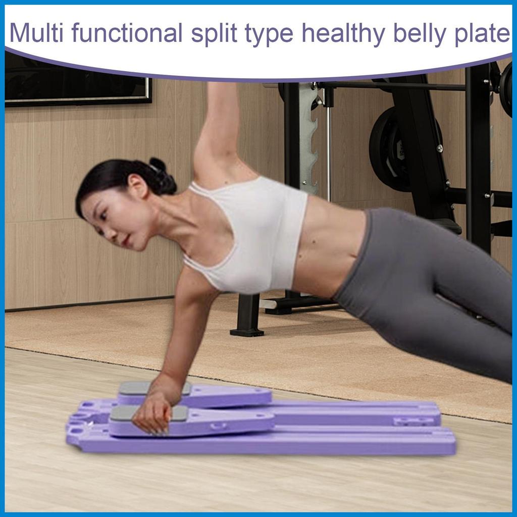 Pilates Reformer Board พับได้ อุปกรณ์สำหรับการฝึกสมดุลและสร้างกล้ามเนื้อ