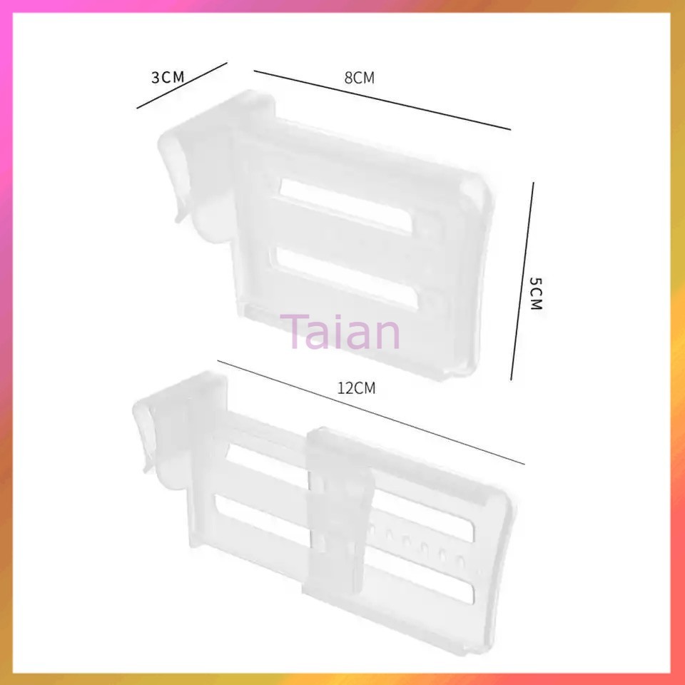 Taian แผ่นกั้นแยกตู้เย็น แผ่นกันขวดน้ำในตู้เย็น แผ่นจัดระเบียบตู้เย็น พลาสติก สีขาว คุณภาพพรีเมี่ยม