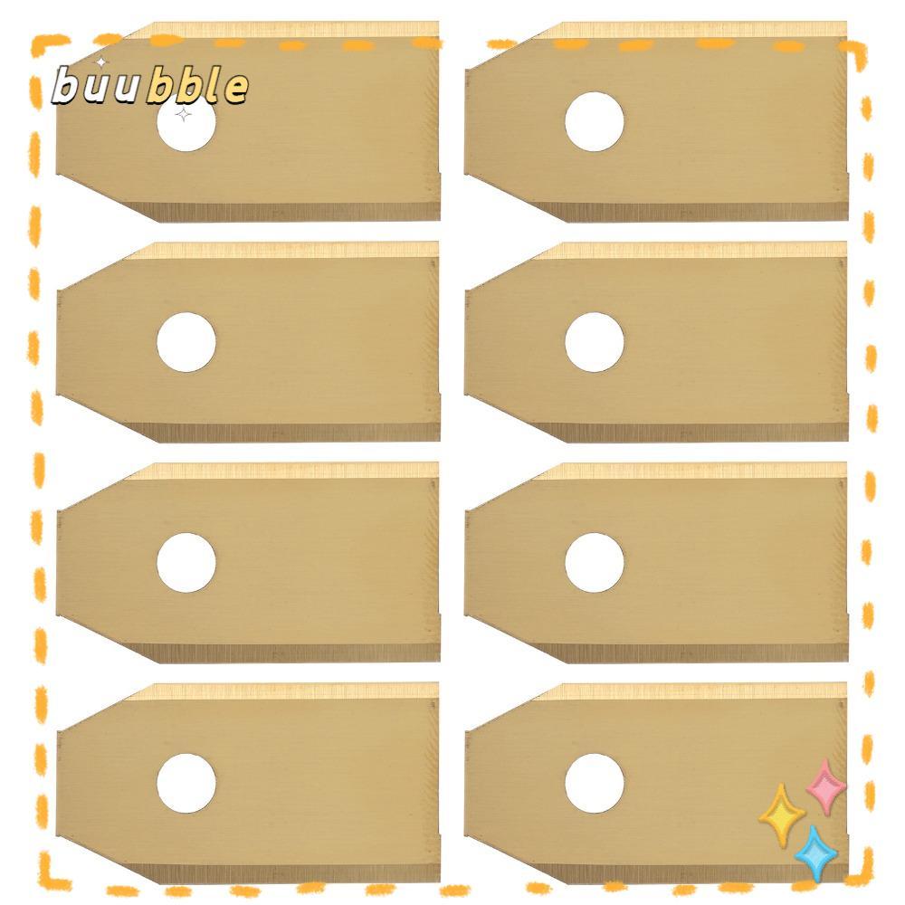 BUUBBLE 36 ชิ้นเปลี่ยนใบมีดเครื่องตัดหญ้า,ไทเทเนียมเคลือบ 35x18x0.75 มิลลิเมตรหุ่นยนต์เครื่องตัดหญ้า