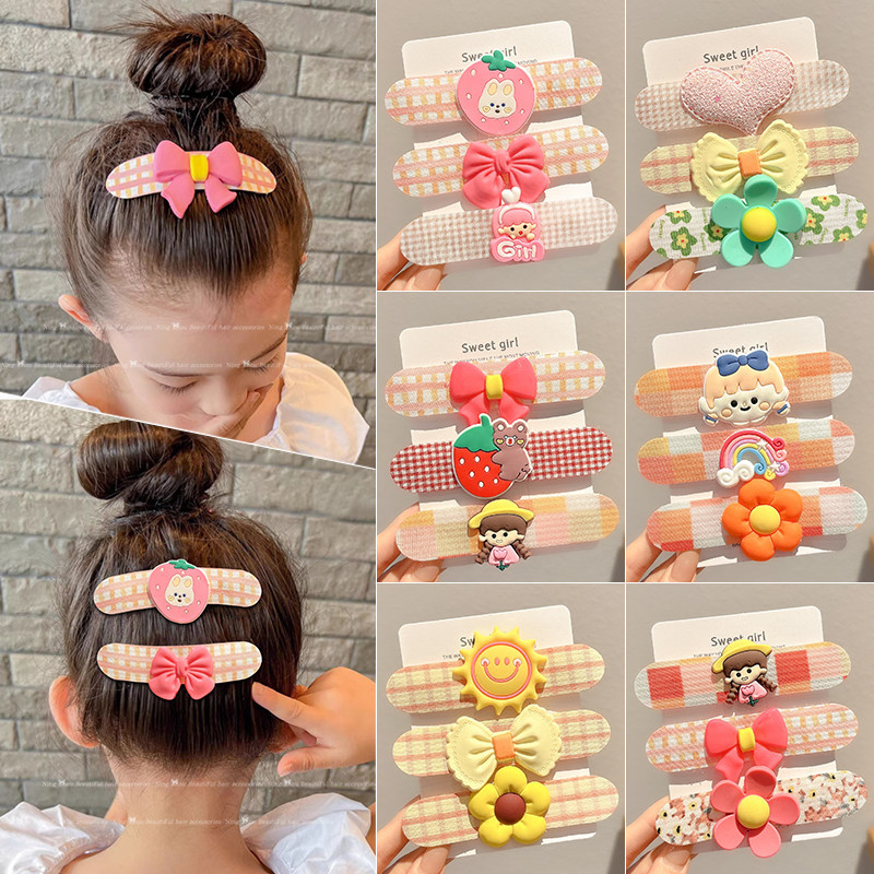 สติ๊กเกอร์การ์ตูนน่ารักสำหรับเด็ก และอุปกรณ์แต่งผมแบบมายากล