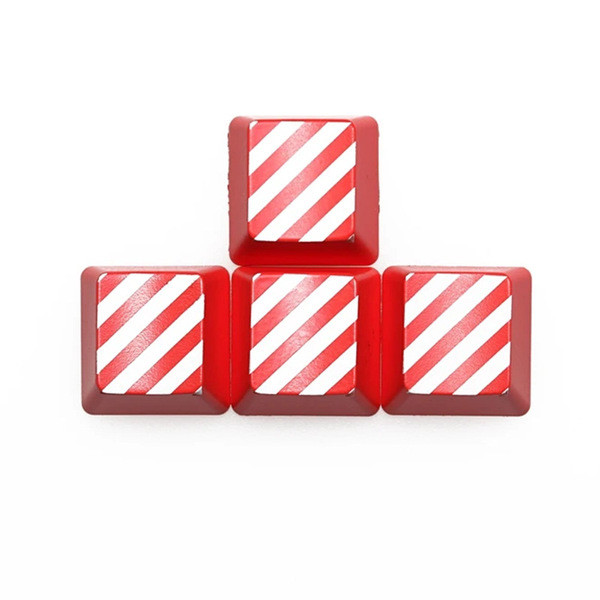 คีย์แคป keycap คีย์แคปไทย ABS การใช้ฉีดที่ไม่ซ้ํากันโปร่งใส Keycap Slash R4 R3 R2 R1 สีแดงสีดํา Cros