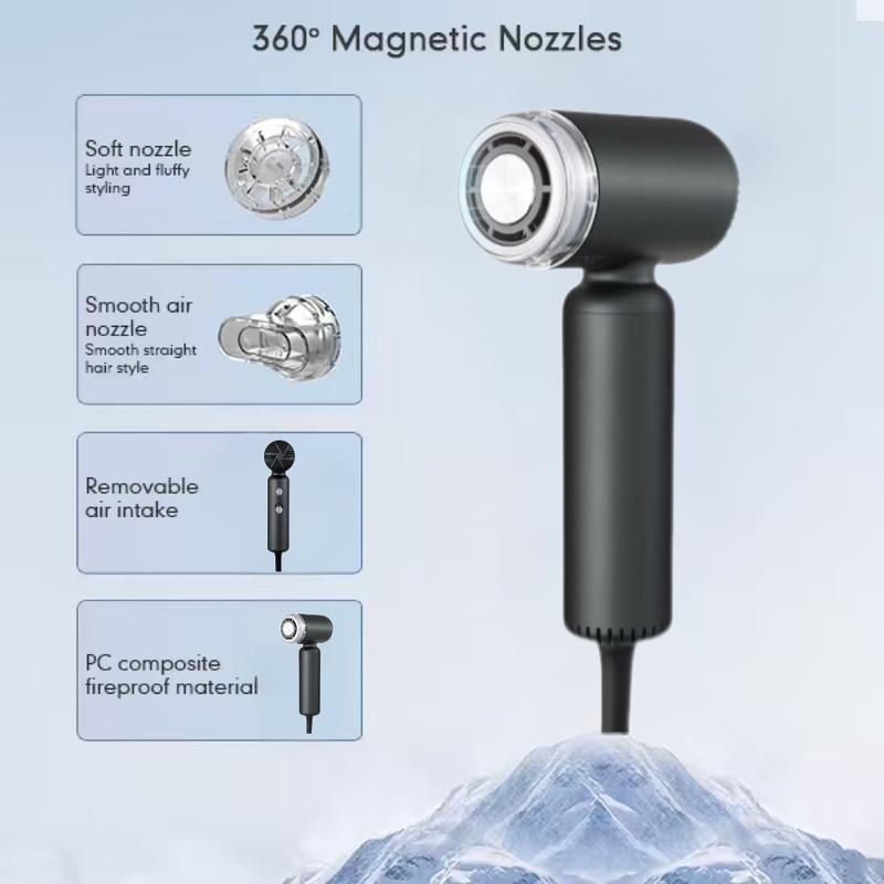 เครื่องเป่าผม, Negative Ionic Drying Hair Dryer with Concentrator & Diffuser, High Power Low Noise &