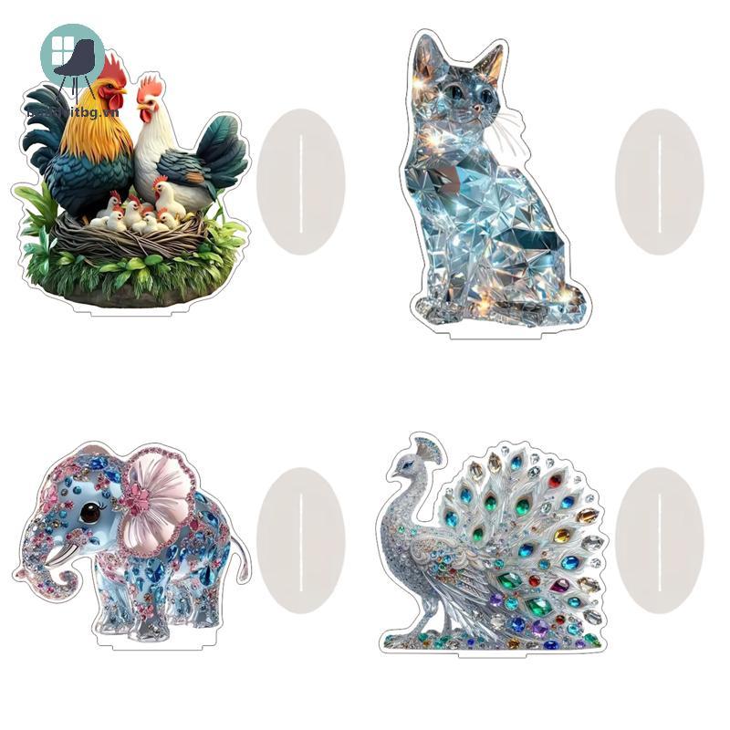 Bg Decor รูป Dragon Decor สําหรับสํานักงานพิธีขึ้นบ้านใหม่เดสก์ท็อปตกแต่งเครื่องประดับ 2D อะคริลิคเด