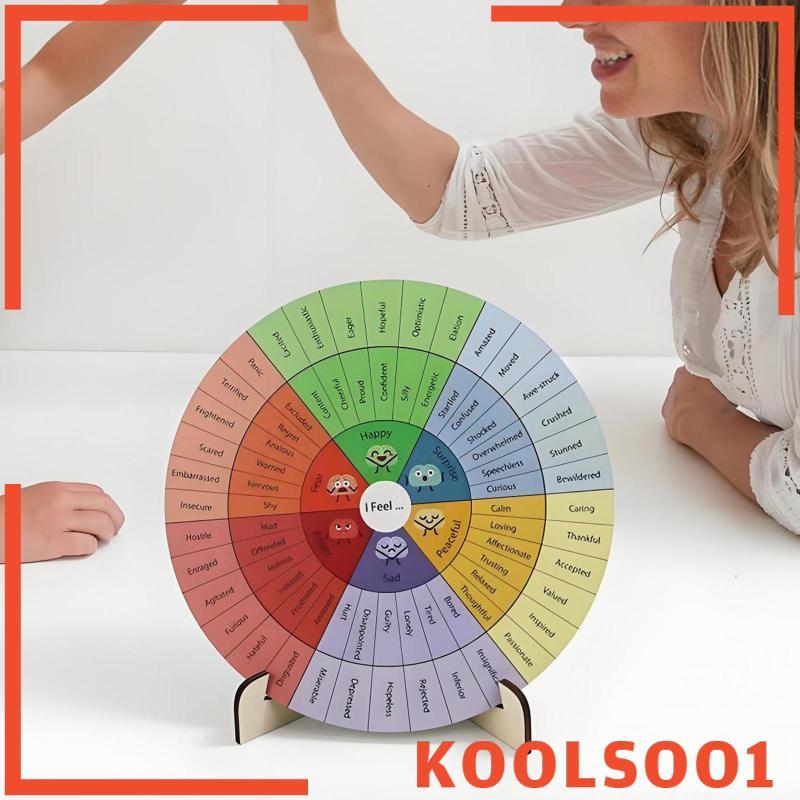 [Koolsoo1] Feeling Wheel Decor ของตกแต่งโต๊ะทํางานสําหรับ Study Room Gift School Counseling