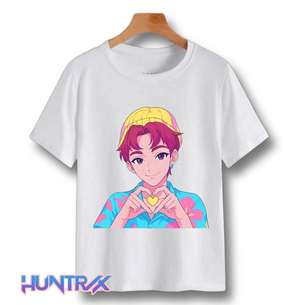 เสื้อยืด HUNTRIX & SODA POP SAJA BOYS KPOP DEMON HUNTER สำหรับเด็กและผู้ใหญ่ เสื้อยืดสีขาว
