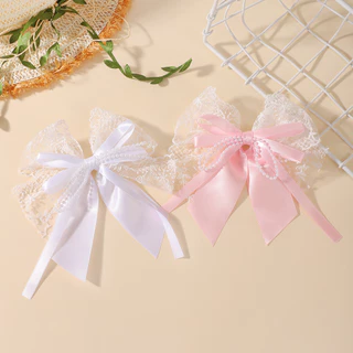 1 PC สาวคลิปผมน่ารักริบบิ้น Bowknot สําหรับเด็ก Handmade Bows Hairpin Barrettes Headwear เด็กอุปกรณ์เสริมผม