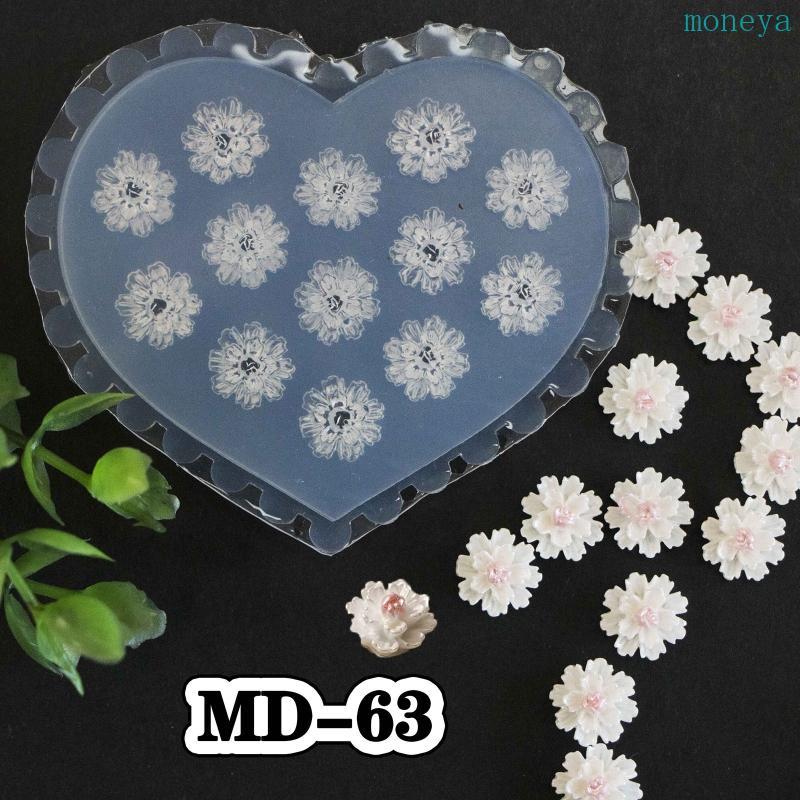 แม่พิมพ์เพ้นท์เล็บเรซินซิลิโคน Mya สําหรับทําเล็บคริสตัล DIY เครื่องมือทําเล็บแม่แบบ