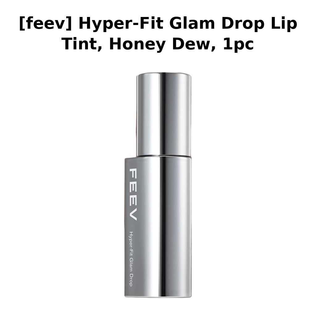 [feev] Hyper-Fit Glam Drop Lip Tint, Honey Dew, 1 ชิ้น / Korean Lip Tint / Vibrant Color / ของแท้ 10