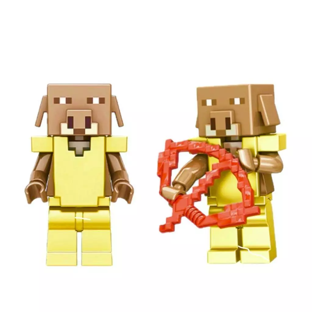 เลโก้ Minecraft มินิฟิกเกอร์ สตีฟ สัตว์ และมอนสเตอร์ ชุดตัวต่อของเล่น thumbnail 8