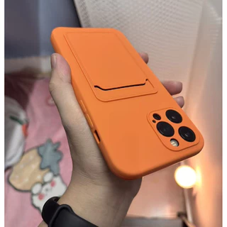 สีลูกกวาดผู้ถือบัตรซิลิโคนเคสโทรศัพท์สําหรับiPhone 17 Pro Max 16 15 14 13 Pro Max 11 12 Pro Max 14 15 16 Plus 17 Airกันกระแทกบางเฉียบนุ่มกรณี