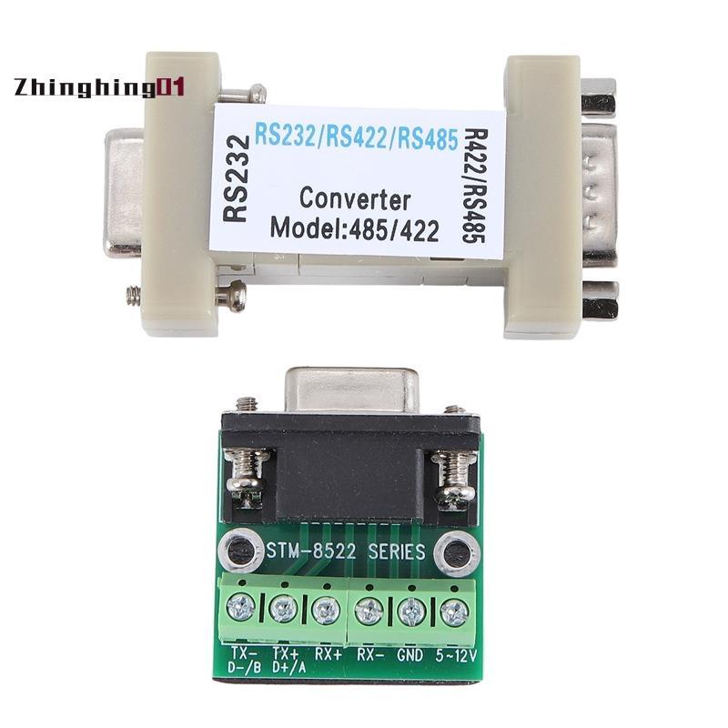 Zhinghing01RS-232 RS232 Serial to RS485/RS422 485/422 Converter เข้ากันได้กับ EIA/ RS232C มาตรฐานและ