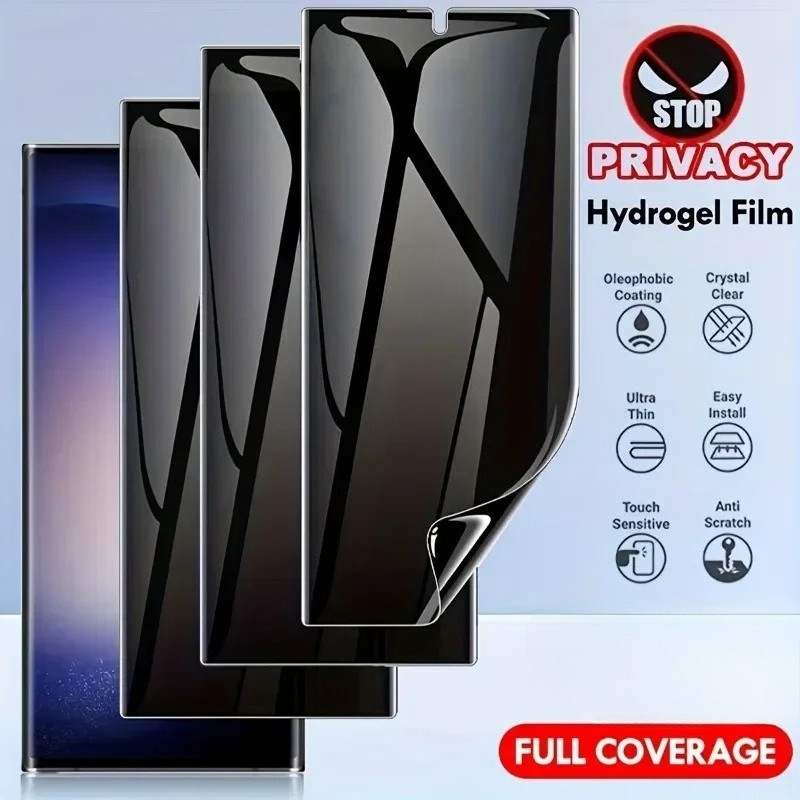 3-1Pcs ความเป็นส่วนตัว Hydrogel ป้องกันหน้าจอสําหรับ Redmi Y3 Turbo หมายเหตุ 15 5 4 3 14S 14R 14 Max