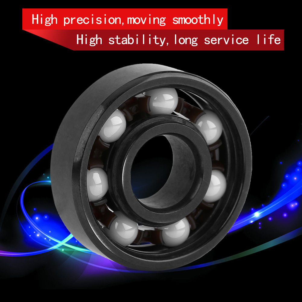 Thaihometools-TH Miniature 608 Hybrid Ceramic Steel Ball Bearing สำหรับปลายนิ้วของเล่น Spinner 8 x 2